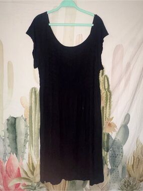 Lane Bryant Black Midi Dress 🌵